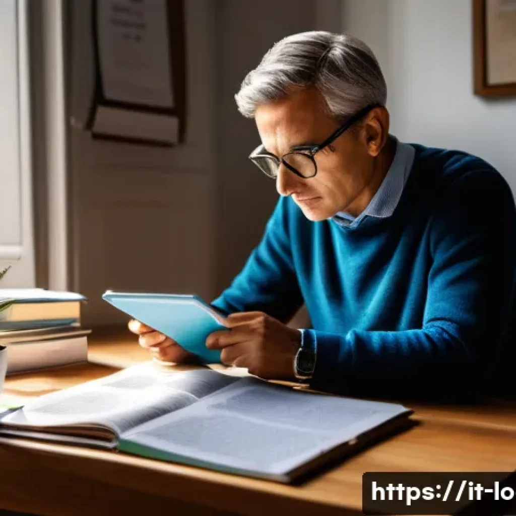 지방공무원 시험 합격자 인터뷰 - A focused Italian local government candidate studying at a tidy desk in a sunlit room, early morning...