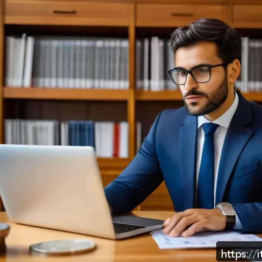 지방공무원 재테크 및 자산관리법 - A detailed, professional Italian public sector employee sitting at a modern desk reviewing financial...